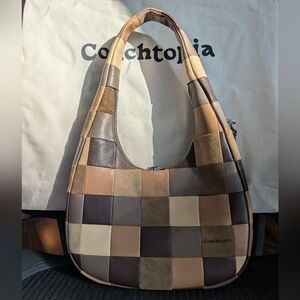 Coachtopia Alter/Ego Crescent Shoulder Bag Tan Multi 1